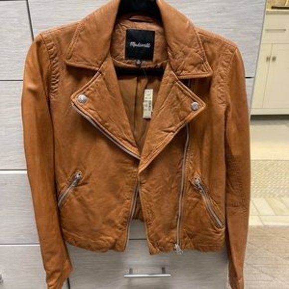 Limited Edition The Washed Leather Motorcycle Jacket - Picture 3 of 5